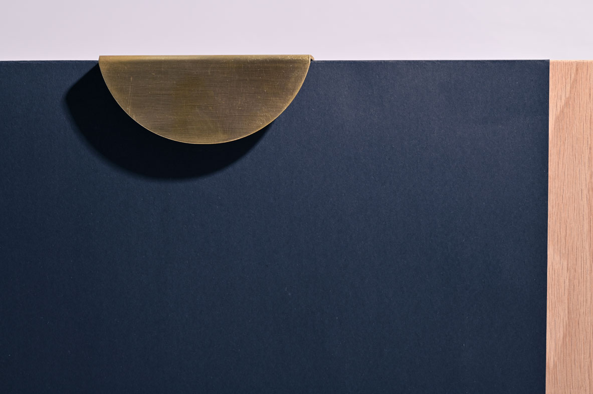Large Luna Handle | Solid Brass | 120mm - Image 5