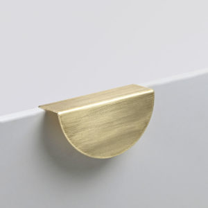 Large Luna Handle | Solid Brass | 120mm