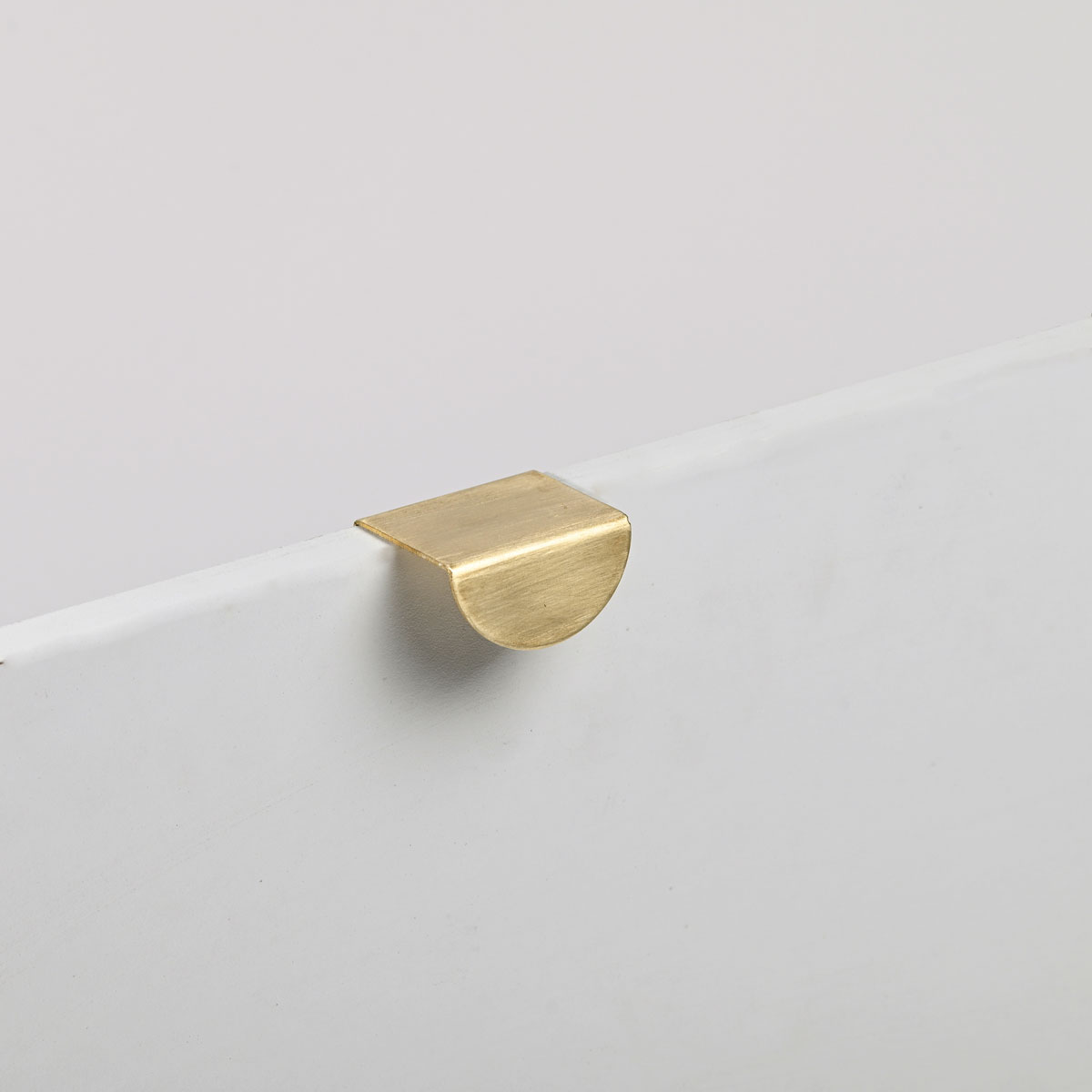 Mini Luna Handle | Solid Brass | 45mm