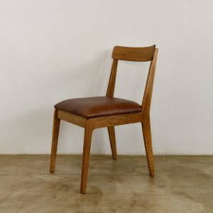 Idili Dining Chair | Oak & Leather